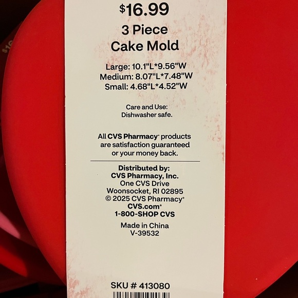 Heart Themed Baking Set NWT - Picture 4 of 16